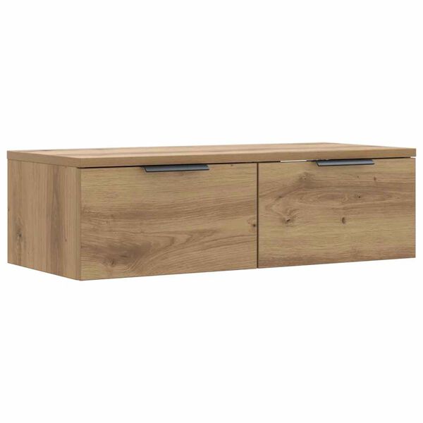 vidaXL vægskab 68x30x20 cm konstrueret træ kunsteg