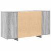 vidaXL Sideboard Gr&aring; Sonoma 135 x 41 x 75 cm Konstrueret tr&aelig;