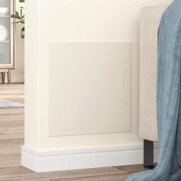 vidaXL Adgangspaneler Hvid 30 x 30 cm ABS Plastik