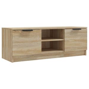 vidaXL tv-bord 102x35x36,5 cm konstrueret tr&aelig; sonoma-eg