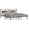 vidaXL sengeramme uden madras 160x200 cm konstrueret tr&aelig; r&oslash;get eg