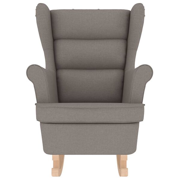 vidaXL gyngestol 74x90x102 cm stof gr&aring;brun