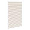 Plisseret blind 70x125 cm creme