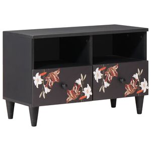 vidaXL Opbevaringsskabe Flerfarvet 70 x 33,5 x 46 cm Massivt mangotræ