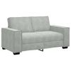 vidaXL 2-personers sofa 120 cm velour lysegr&aring;