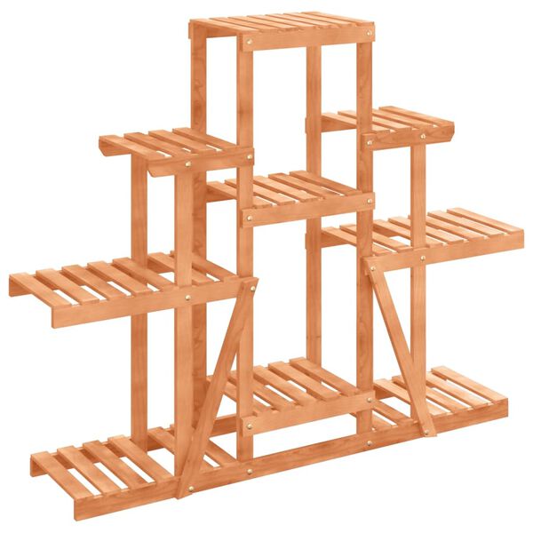 vidaXL blomsterstativ 110x25x98 cm massivt fyrretræ