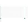 vidaXL Sekskantet hegn med stolpe 50 x 1 m PVC-belagt st&aring;l Gr&oslash;n Mesh