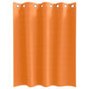 vidaXL M&oslash;rkl&aelig;gningsgardiner med ringe 2 pcs Lys Orange 140 x 140 cm