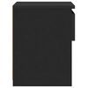 vidaXL sengeborde 2 stk. 40x30x39 cm konstrueret træ sort
