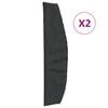 vidaXL parasolovertr&aelig;k 2 stk. 265x50/70/40 cm 420D oxfordstof
