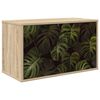vidaXL V&aelig;gh&aelig;ngt TV Skab ELBURG 69 x 33 x 40 cm Sonoma-eg