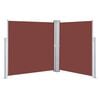 vidaXL sammenrullelig sidemarkise 140 x 600 cm brun