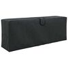 vidaXL Udend&oslash;rs Opbevaringspose Sort 200 x 60 x 75 cm 210D Oxford Stof
