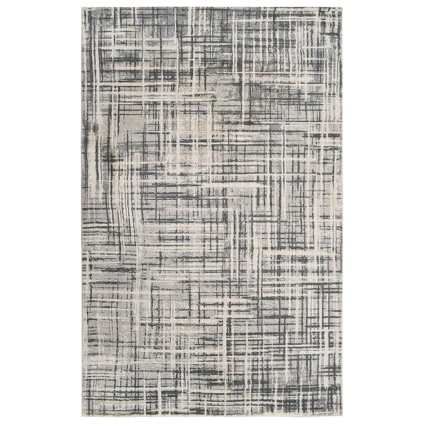 vidaXL gulvt&aelig;ppe med tryk 80 x 150 cm polyester beige