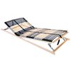 vidaXL Lamelbund Brun 90 x 190 cm Solid b&oslash;g