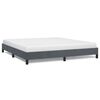 vidaXL sengestel uden madras m&oslash;rkegr&aring; 193x203 cm kingsize velour