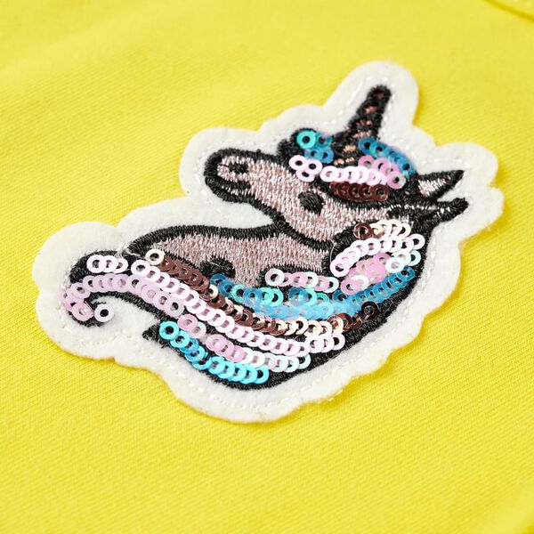 T-shirt til børn str. 92 lysegul