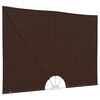 vidaXL Balcony Privacy Screen Rektangul&aelig;r 150 x 300 cm Polyester Brun