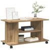 vidaXL tv-skab med hjul 80x40x45 cm konstrueret træ kunsteg