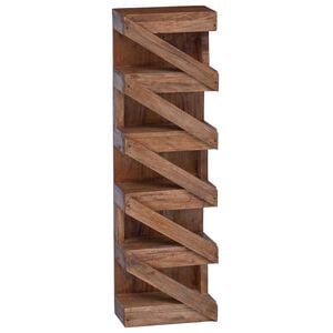 vidaXL Vinfad Naturfarvet 24 x 14 x 80 cm Massiv Mahogni