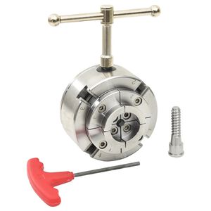 vidaXL patron til trædrejning 96 mm M33-tilslutning stål sort