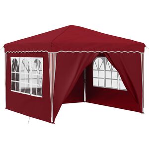 vidaXL Pop-up Festtelt Bordeaux 288 x 288 x 245 cm Oxford stof
