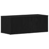 vidaXL TV-skab 80x34x30 cm Sort eg Konstrueret tr&aelig;
