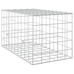 vidaXL Gabion med 5 mm tr&aring;d og 10x10 cm net 50x100x50 cm