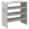 vidaXL skostativer stabelbare 2 stk. 60x30x30,5 cm betongr&aring;
