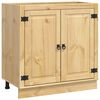 vidaXL Kabinet SKI HonningBrun 80 x 46 x 81,5 cm Massiv fyrretr&aelig;