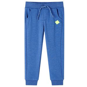 Joggingbukser til b&oslash;rn str. 104 bl&aring;meleret