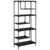 vidaXL Bogreol Sort eg 81 x 36 x 176 cm Konstrueret tr&aelig;
