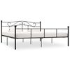 vidaXL sengestel 180x200 cm metal sort