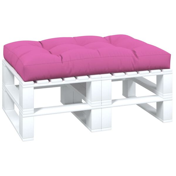 vidaxL pallehynde 120x80x12 cm stof pink