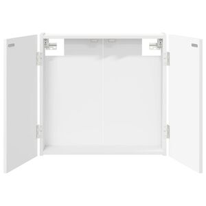 vidaXL Dartboard Skab Hvid 56 x 12 x 53,5 cm Konstrueret tr&aelig;