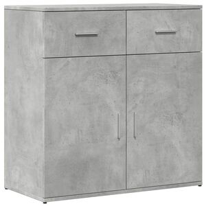 vidaXL sk&aelig;nk 79x38x80 cm konstrueret tr&aelig; betongr&aring;