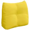 vidaXL Rygpude Lys Gul 60 x 24 x 50 cm Stof