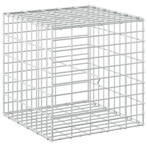 vidaXL Gabion med 3,5 mm tr&aring;d og 5x10 cm mesh 50x50x50 cm