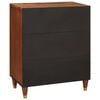 vidaXL Sideboard Brun 60 x 33 x 75 cm Massivt mangotr&aelig;