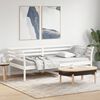 vidaXL daybed uden madras 90x200 cm massivt fyrretr&aelig; hvid