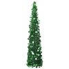 vidaXL kunstigt pop op-juletr&aelig; 150 cm PET gr&oslash;n