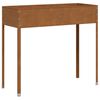 vidaXL plantekasse 100,5x40,5x90 cm cortenst&aring;l