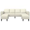 vidaXL Stue Sofa 3 pcs Creme