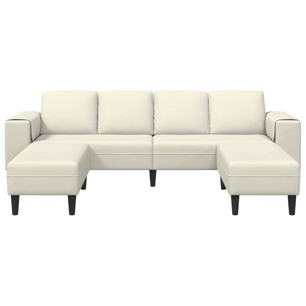 vidaXL Stue Sofa 3 pcs Creme