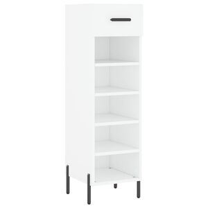 vidaXL skoreol 30x35x105 cm konstrueret tr&aelig; hvid