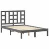 vidaXL sengeramme 120x190 cm Small Double massivt tr&aelig; gr&aring;