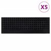 vidaXL trappem&aring;tter 5 stk. 25x75 cm gummi