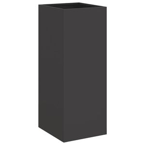 vidaXL plantekasse 32x29x75 cm st&aring;l sort