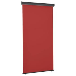 vidaXL sidemarkise til altan 125x250 cm r&oslash;d