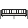 vidaXL daybed 80x200 cm massivt fyrretr&aelig; sort